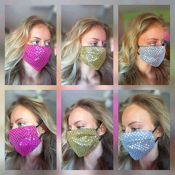 Accessories - Bling 💖 Face Mask with Felt Filter